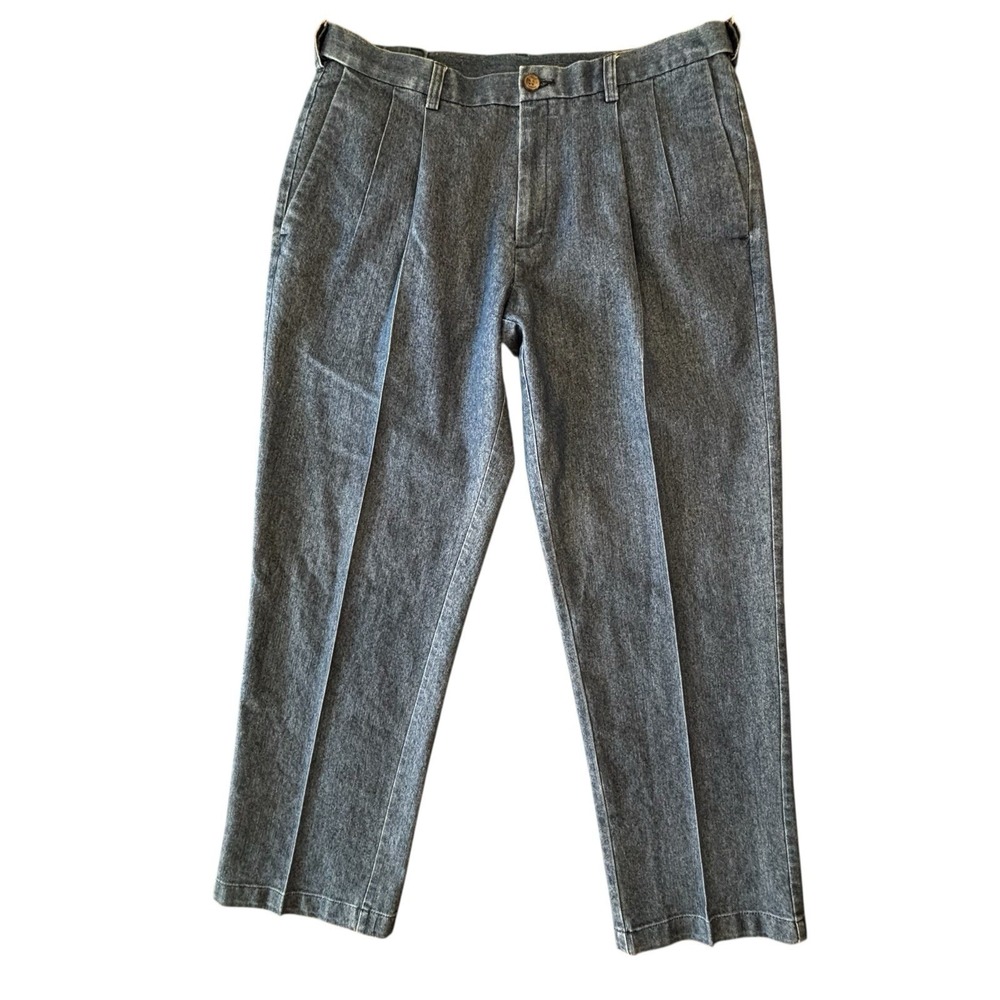 Haggar Classic Work To Weekend Blue Denim Jean Men 36 X 28 Fit Comfort Waist New